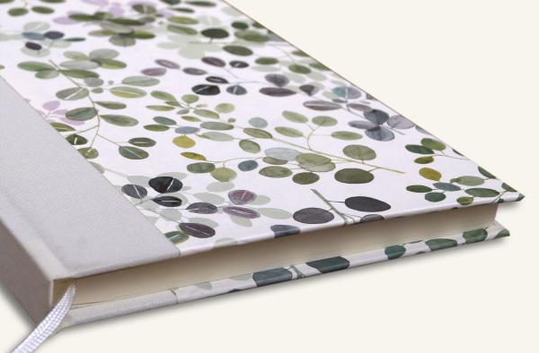 Elegant notebook "eucalyptus", blank book